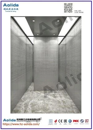 Πώληση ανελκυστήρας επιβατών 630kg 8 ατόμων MRL χωρίς ταχύτητα